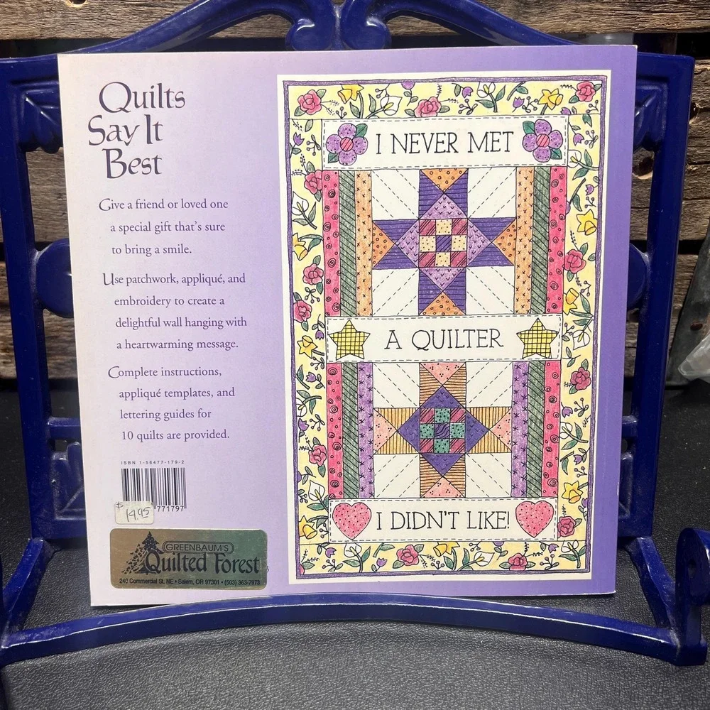 Quilts Say It Friendship Book by Eileen‎ Westfall, Quilting Patterns